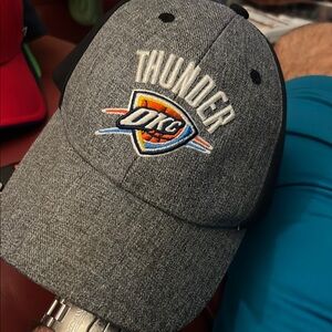 NBA Black and Gray Thunder Cap